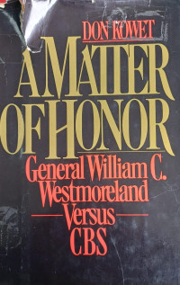Image of A Matter Of Honor