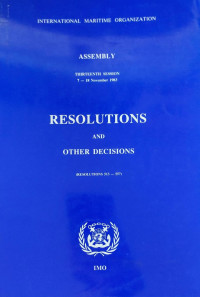 Image of ASSEMBLY THIRTEENTH SESSION ( 7 - 18 NOVEMBER 1983 )
