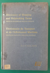 Image of Dictionary of Shipping and Shipbroking Terms