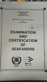 Image of EXAMAINATION AND CERTIFICATION OF SEAFARERS