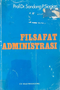 Image of Filsafat Administrasi