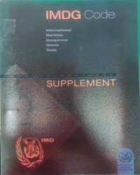 Image of IMDG CODE SUPPLEMENT