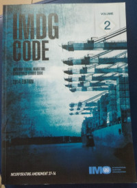 Image of IMDG CODE: INTERNATIONAL MARITIME DANGEROUS GOODS CODE 2014 EDITION