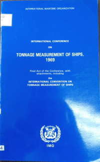 Image of INTERNATIONAL CONFERENCE ON TONNAGE MEASUREMENT OF SHIPS, 1969