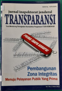 Image of Jurnal Inspektorat Jenderal Transparasi