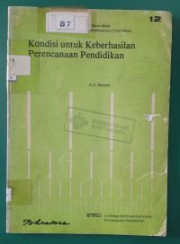 Image of Kondisi Untuk Keberhasilan Perencanaan Pendidikan