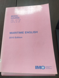 Image of MARITIME ENGLISH MODEL COURSE 3.17
