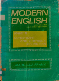 Image of MODERN ENGLISH exercises for non-native speakers PART II