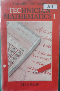 Image of TECHNICIAN MATHEMATICS 1