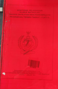 Image of MONITORING PELAKSANAAN SILABUS MATAKULIAH ATT - II