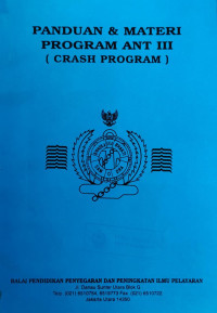 Image of PANDUAN & MATERI PROGRAM ANT III (CRASH PROGRAM)