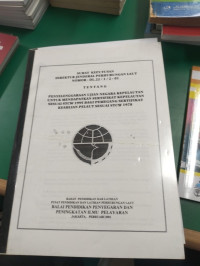 Image of SURAT KEPUTUSAN DIREKTUR JENDRAL PERHUBUNGAN LAUT